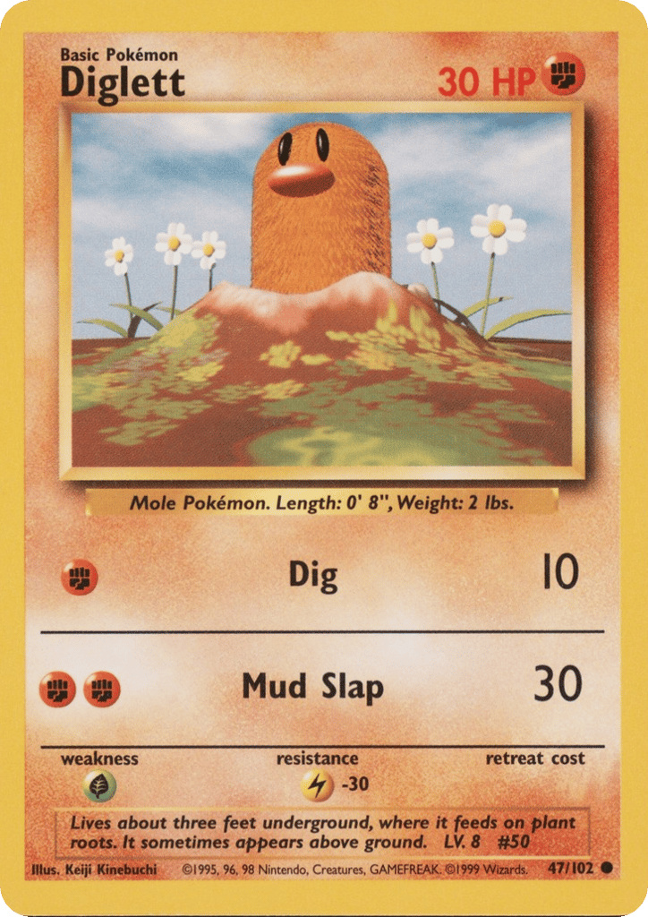 Diglett — Base Set