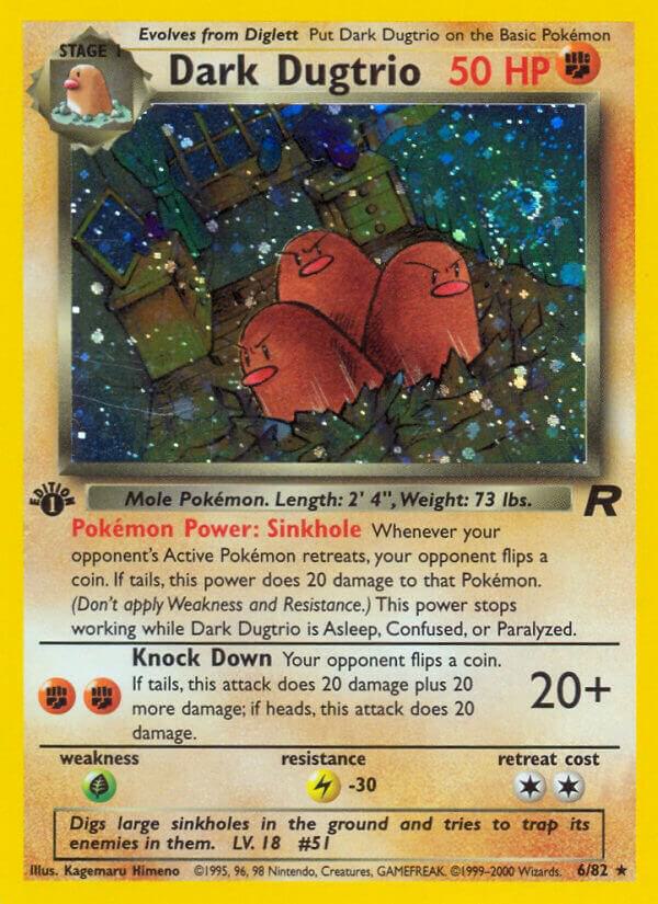Dark Dugtrio — Team Rocket